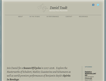 Tablet Screenshot of danielteadt.com